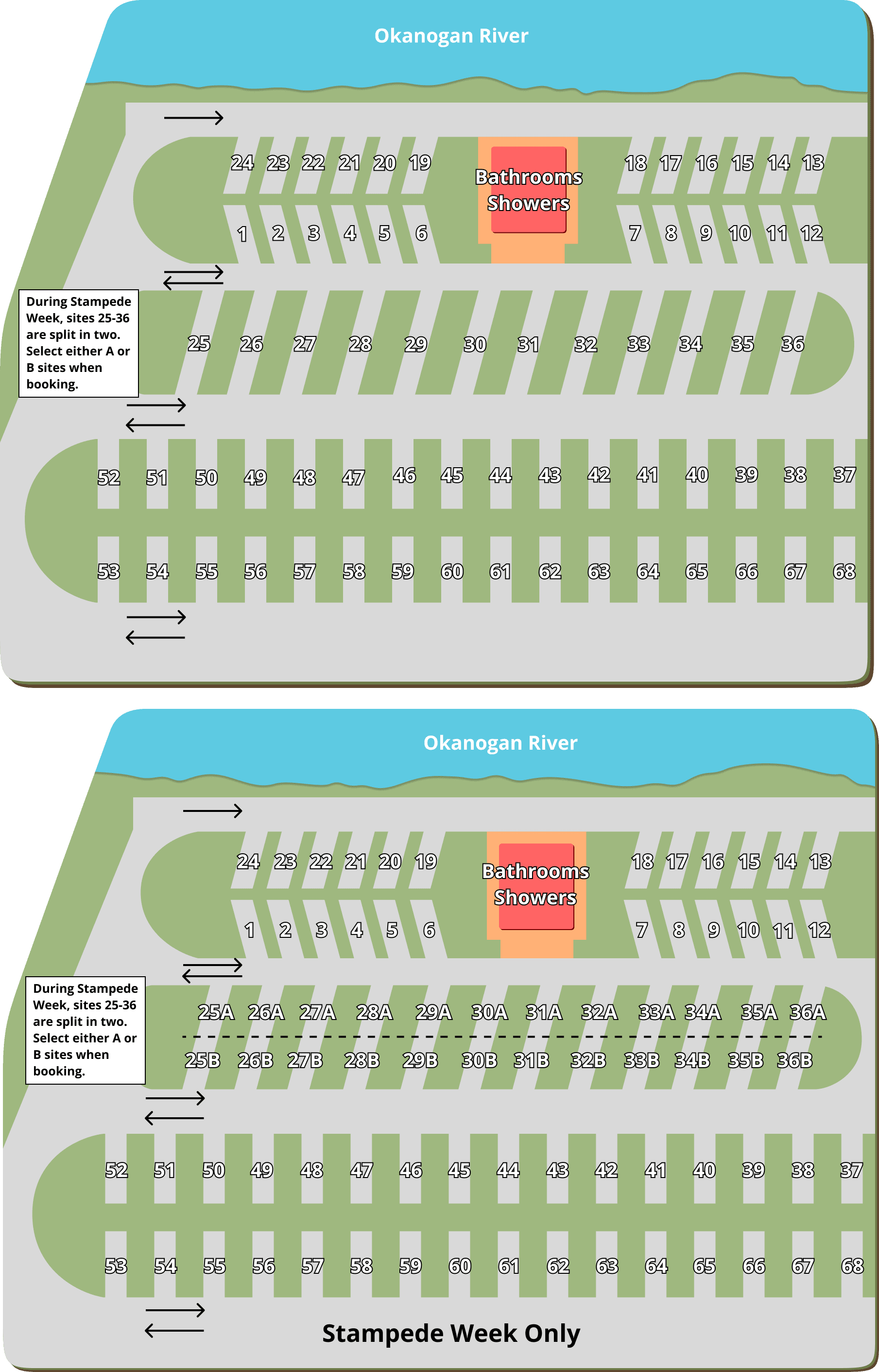 Carl Precht Memorial RV Park and Omak Park Shelter Rentals