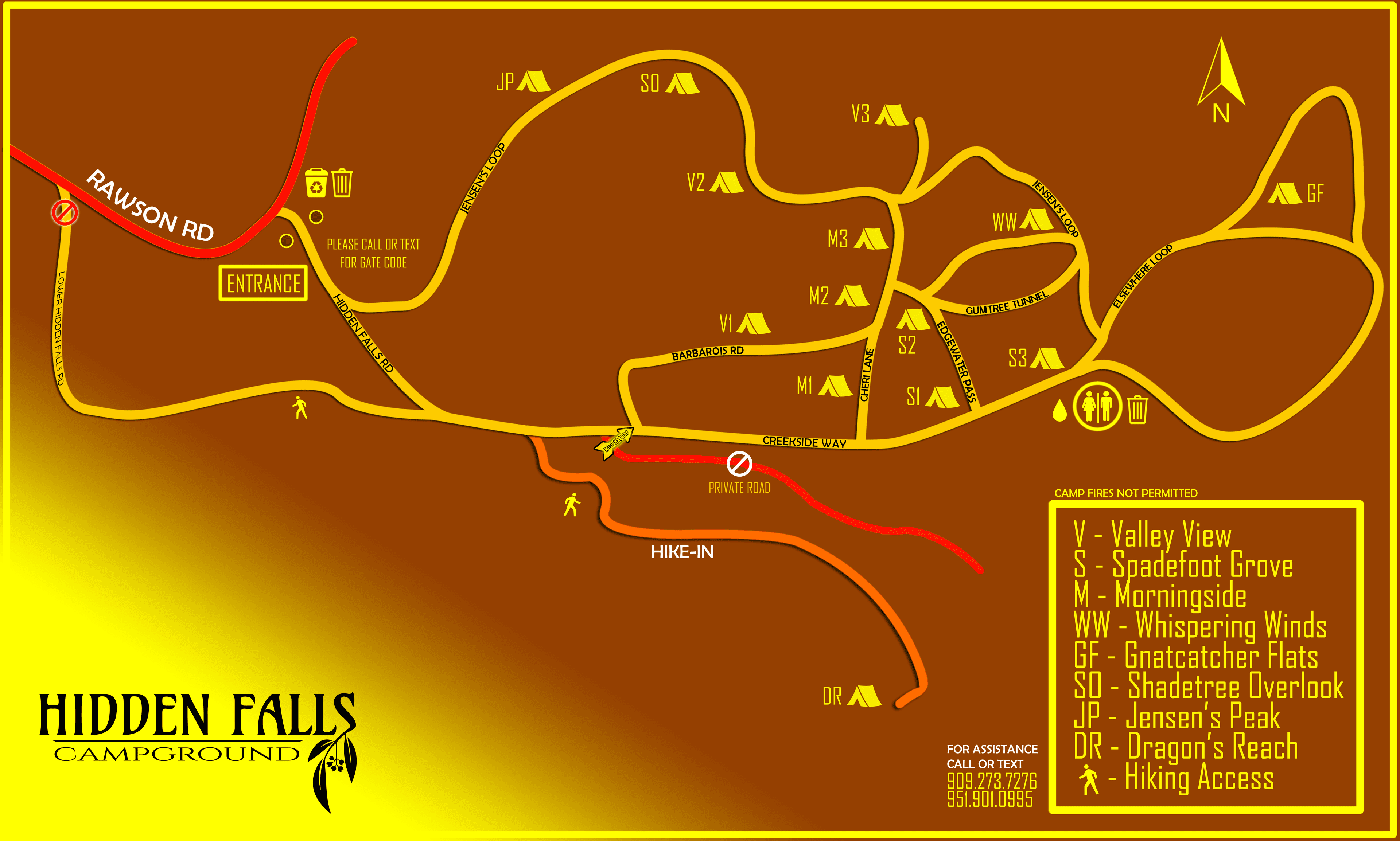 Hidden Falls Preserve and Campground