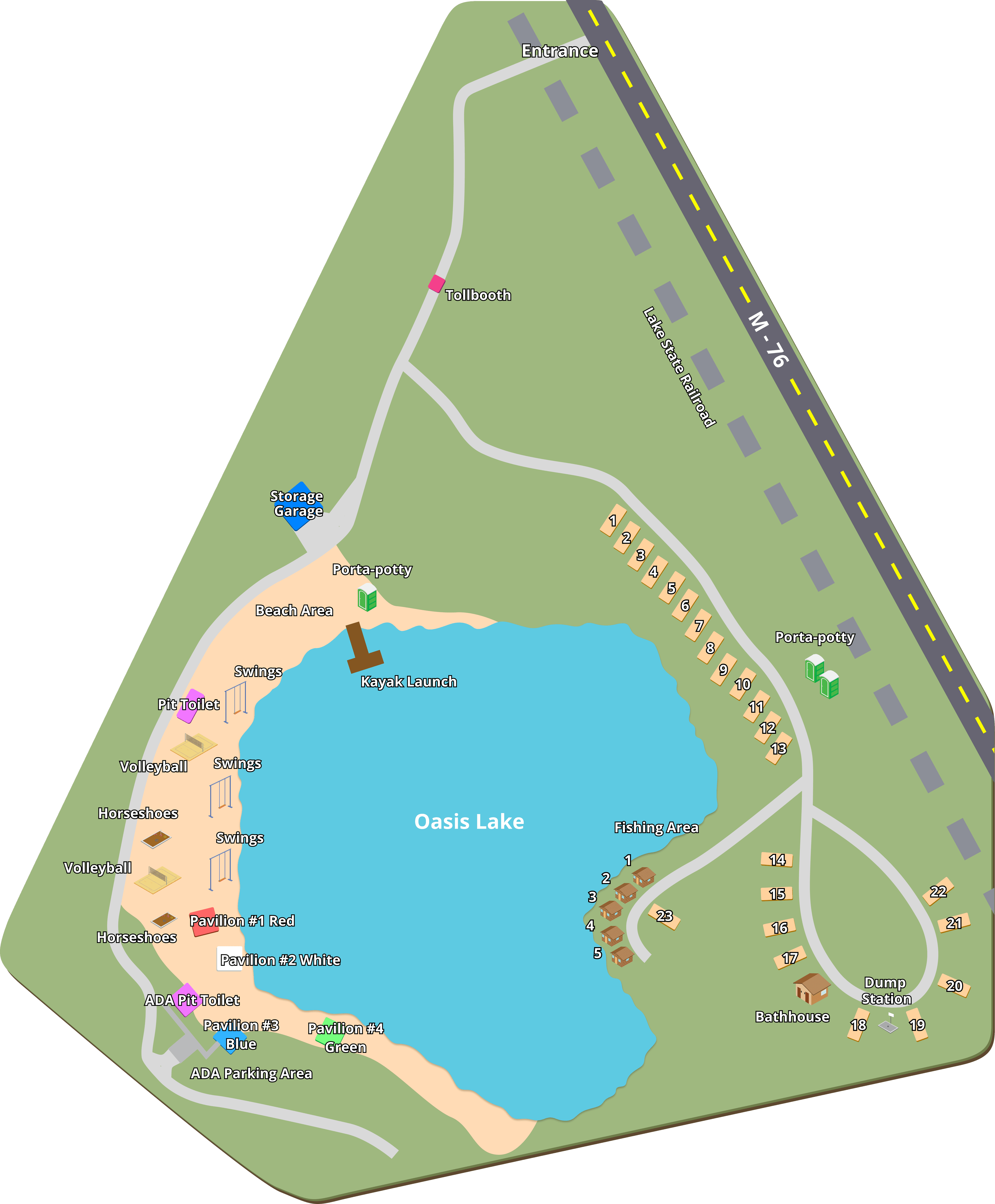 Oasis Lake Park & Campground