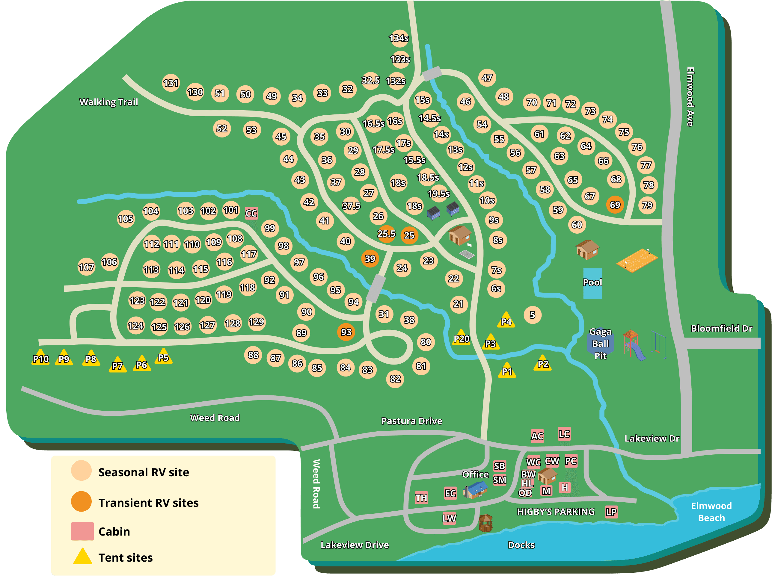 Higby's Campground & Cottages