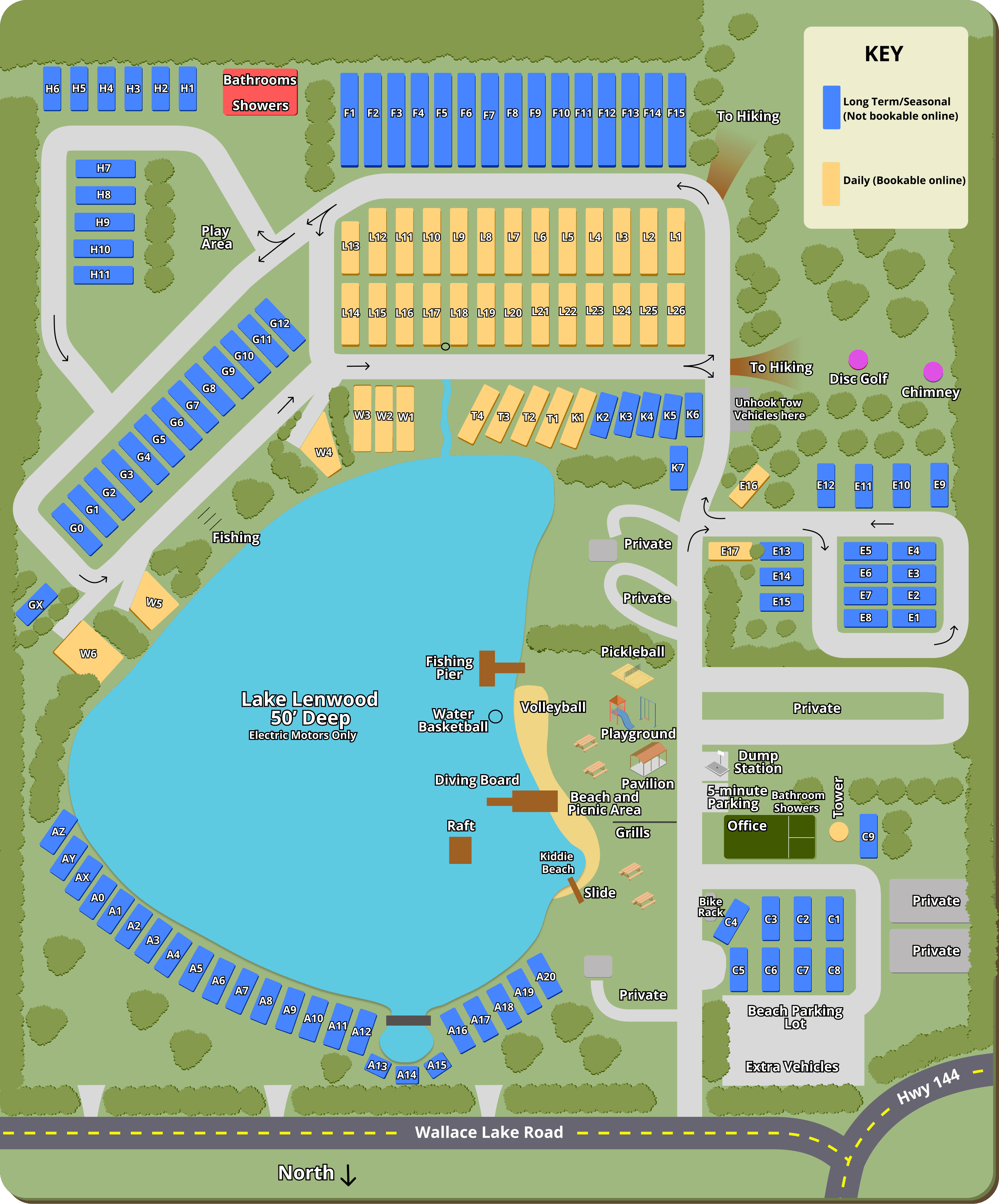 Lake Lenwood Beach & Campground