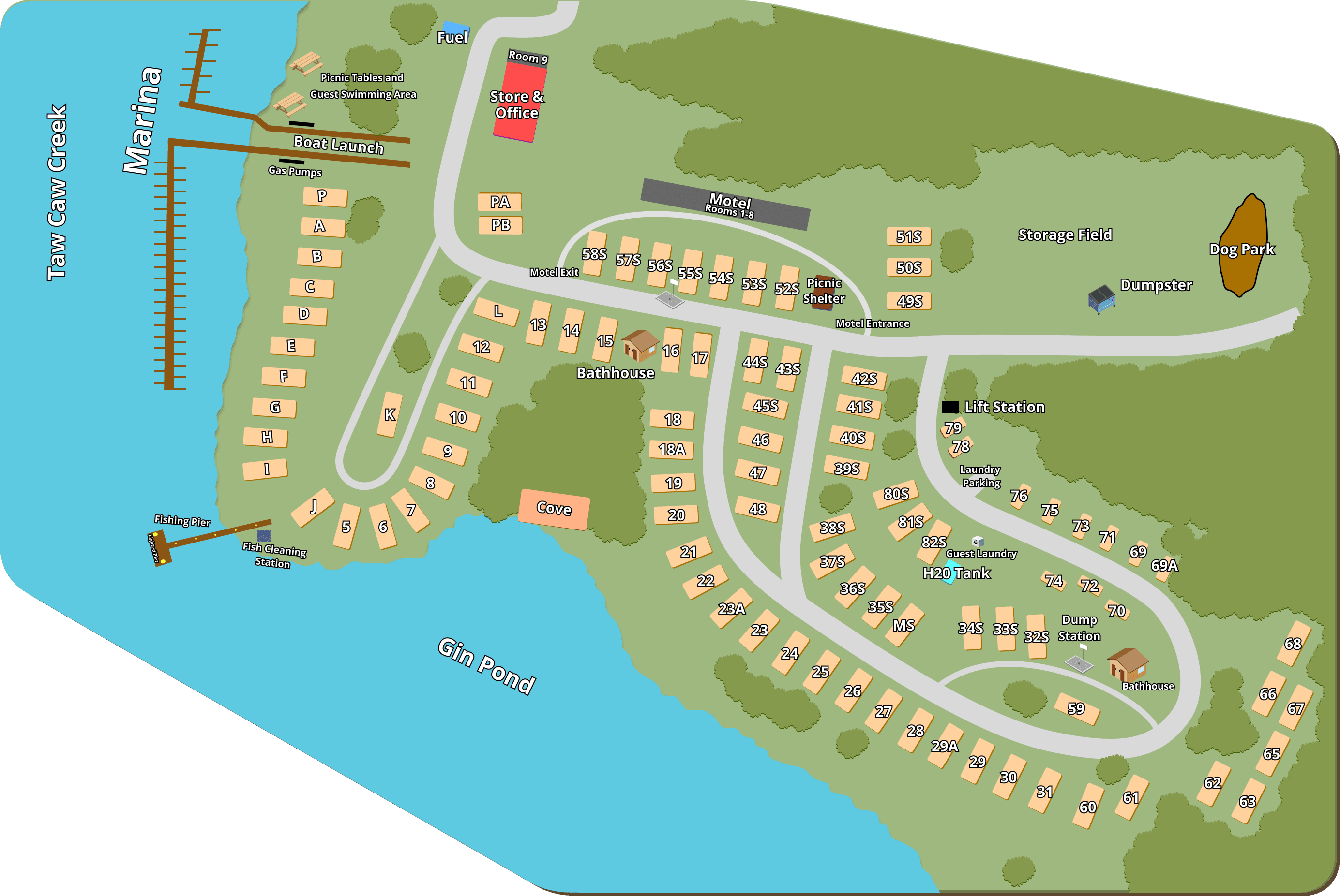 Taw Caw Campground and Marina